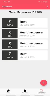 Expense Manager android App screenshot 1